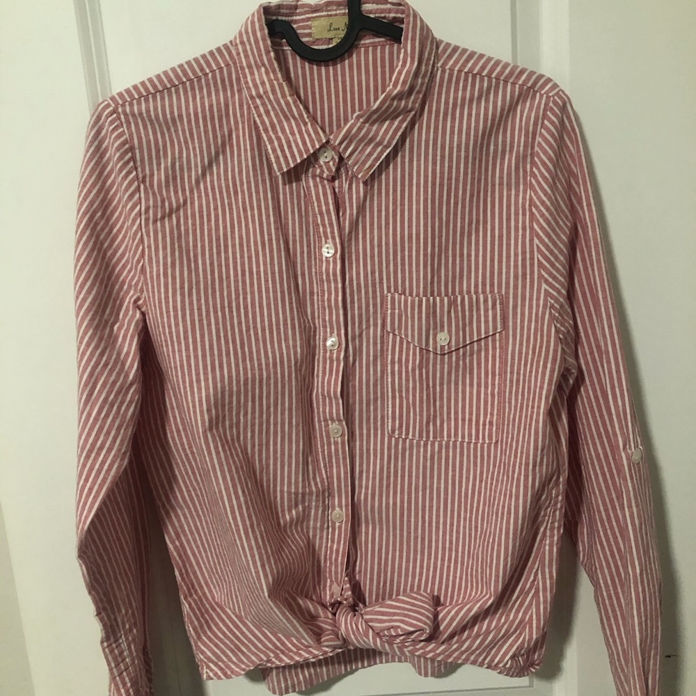 White and pink Shirt